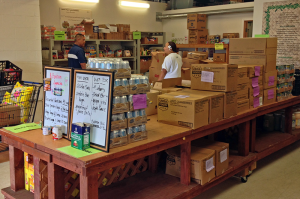 The Food Basket's Hilo pantry. The agency serves more than 7,000 customers on Hawai‘i Island every month from warehouses in Hilo and Kailua-Kona with the help of more than 70 partner agencies.