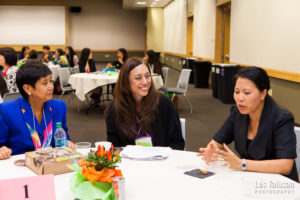 Lupenui providing leadership development for the Center for Asian-Pacific American Women (Photo by Les Talusan)